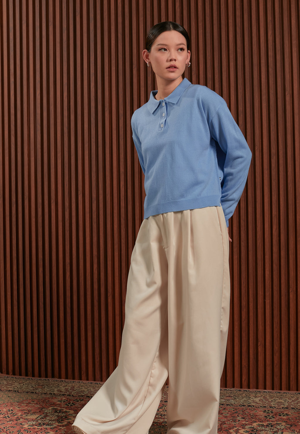 Nalure Phila Polo Wangki Knitt Ladies