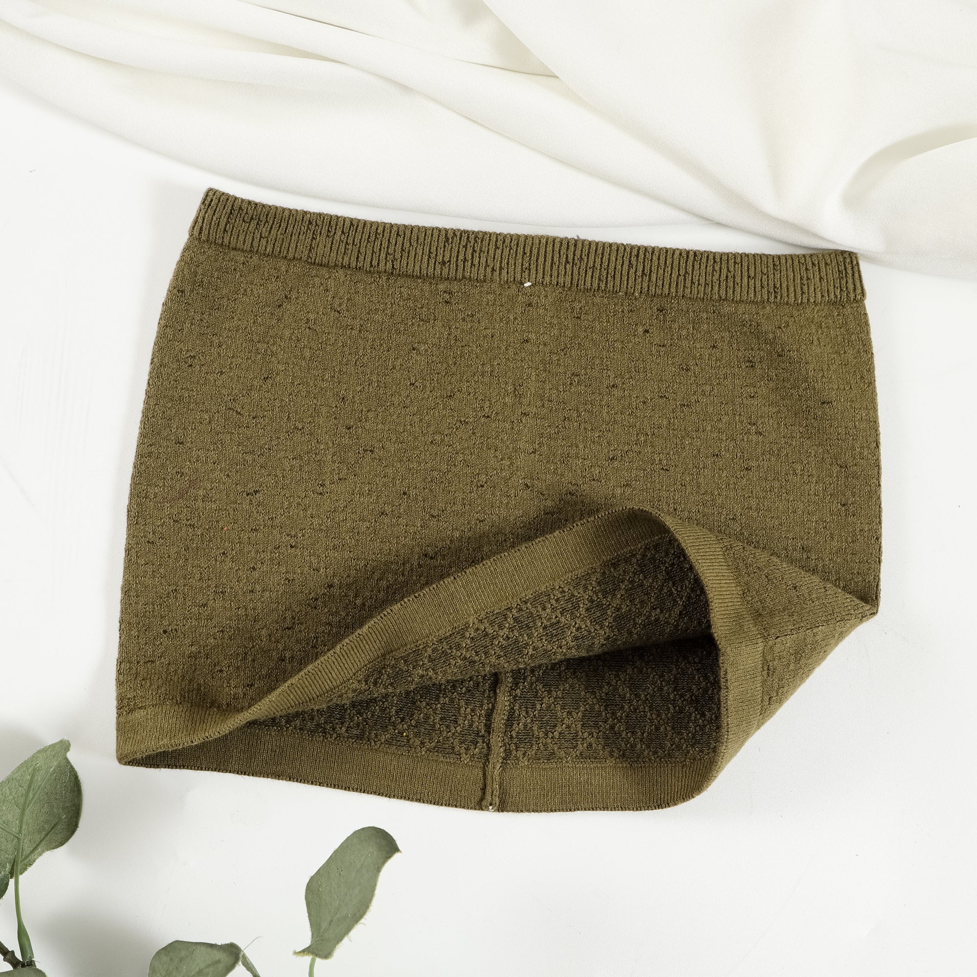 Nalure Naila - Crop Top Kemben Rajut | Tank Top Variasi Green | Tank top wanita