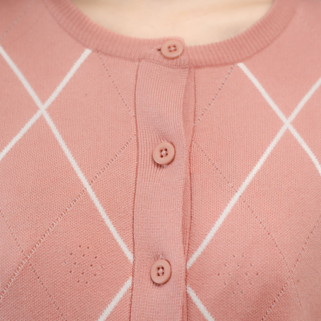 Nalure Silvia Cardigan | Cardigan Rajut | Cardigan Long Sleeve Crewneck