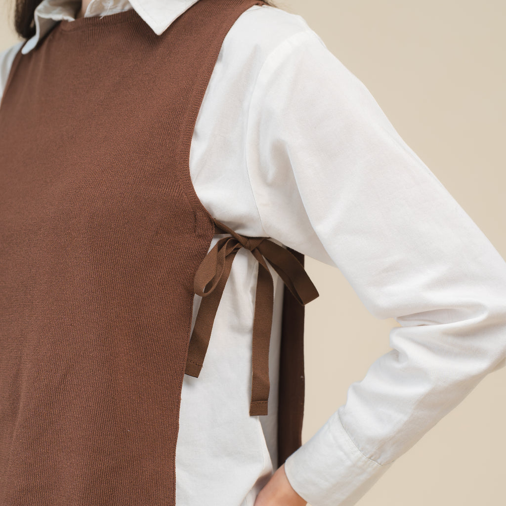 Nalure Tori Vest | Vest Knit Crop | Knitwear Wanita