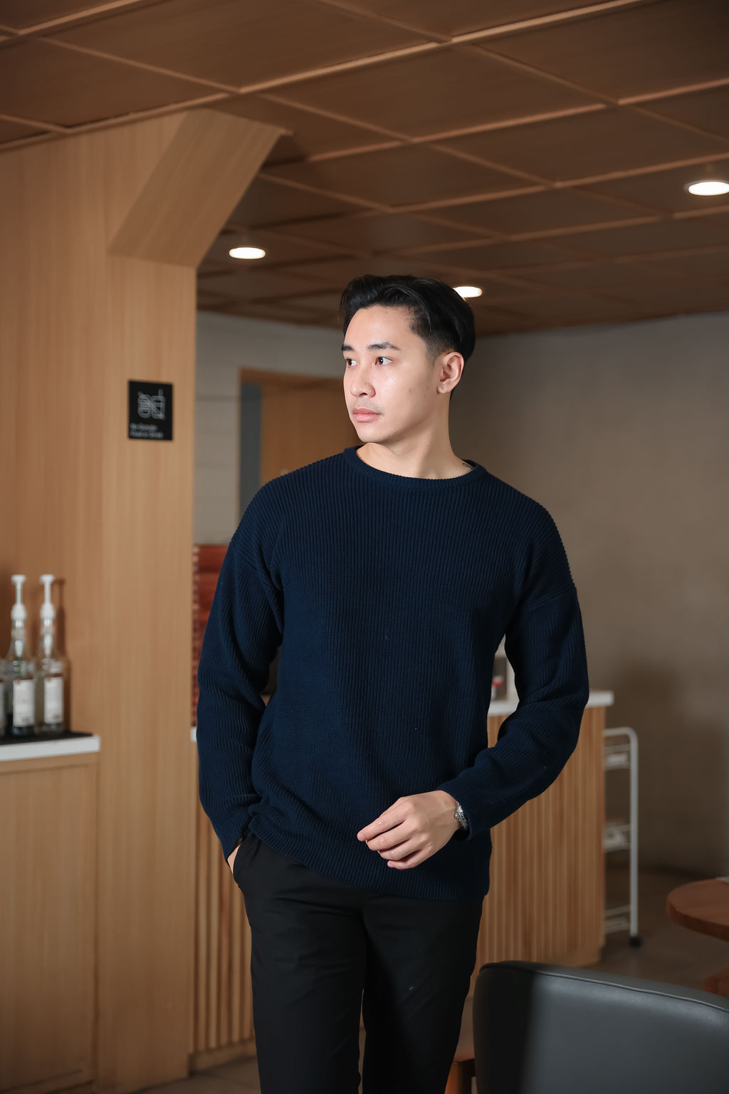 Nalure Kevin Sweater Pria | Crewneck | Knitwear Cowok