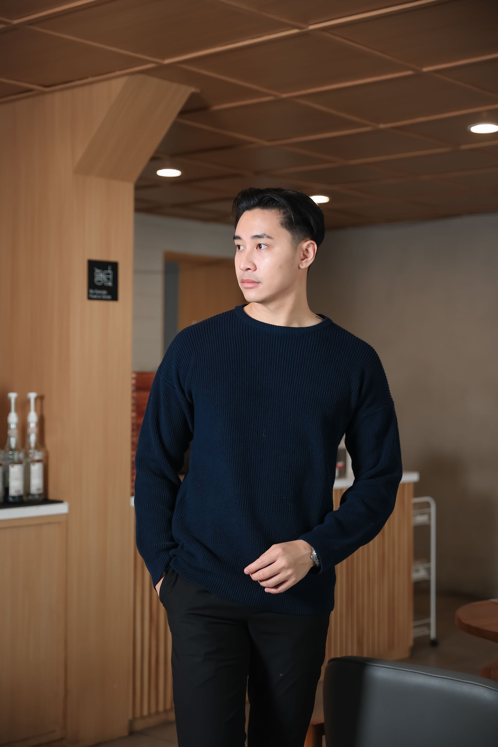 Nalure Kevin Sweater Pria | Crewneck | Knitwear Cowok