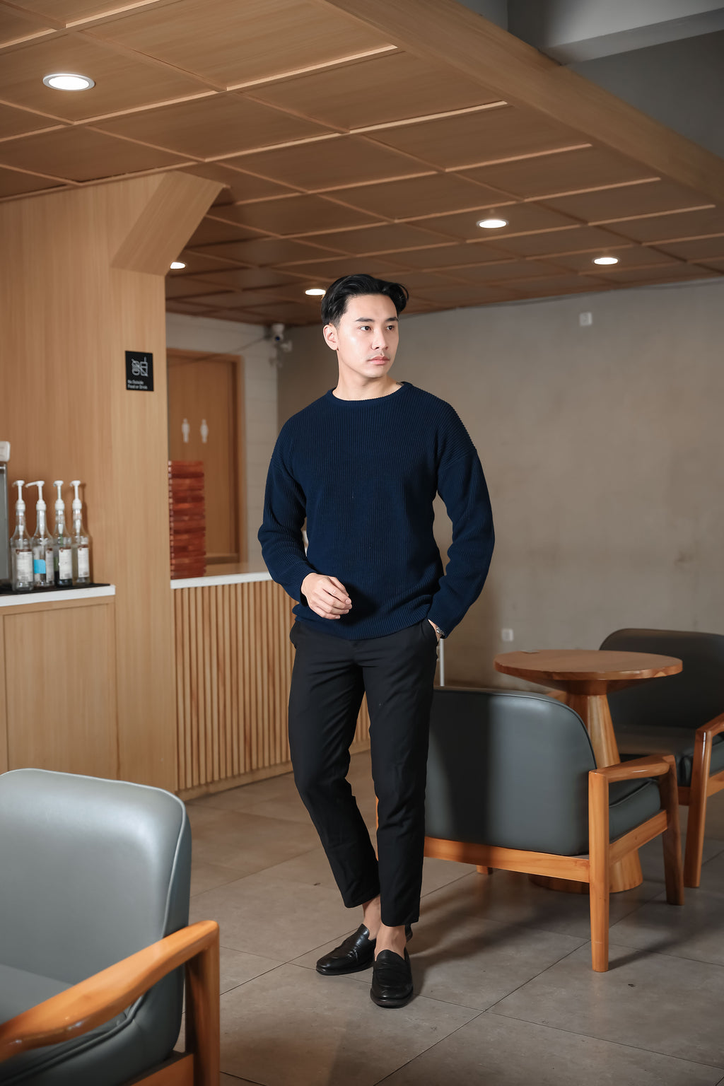 Nalure Kevin Sweater Pria | Crewneck | Knitwear Cowok