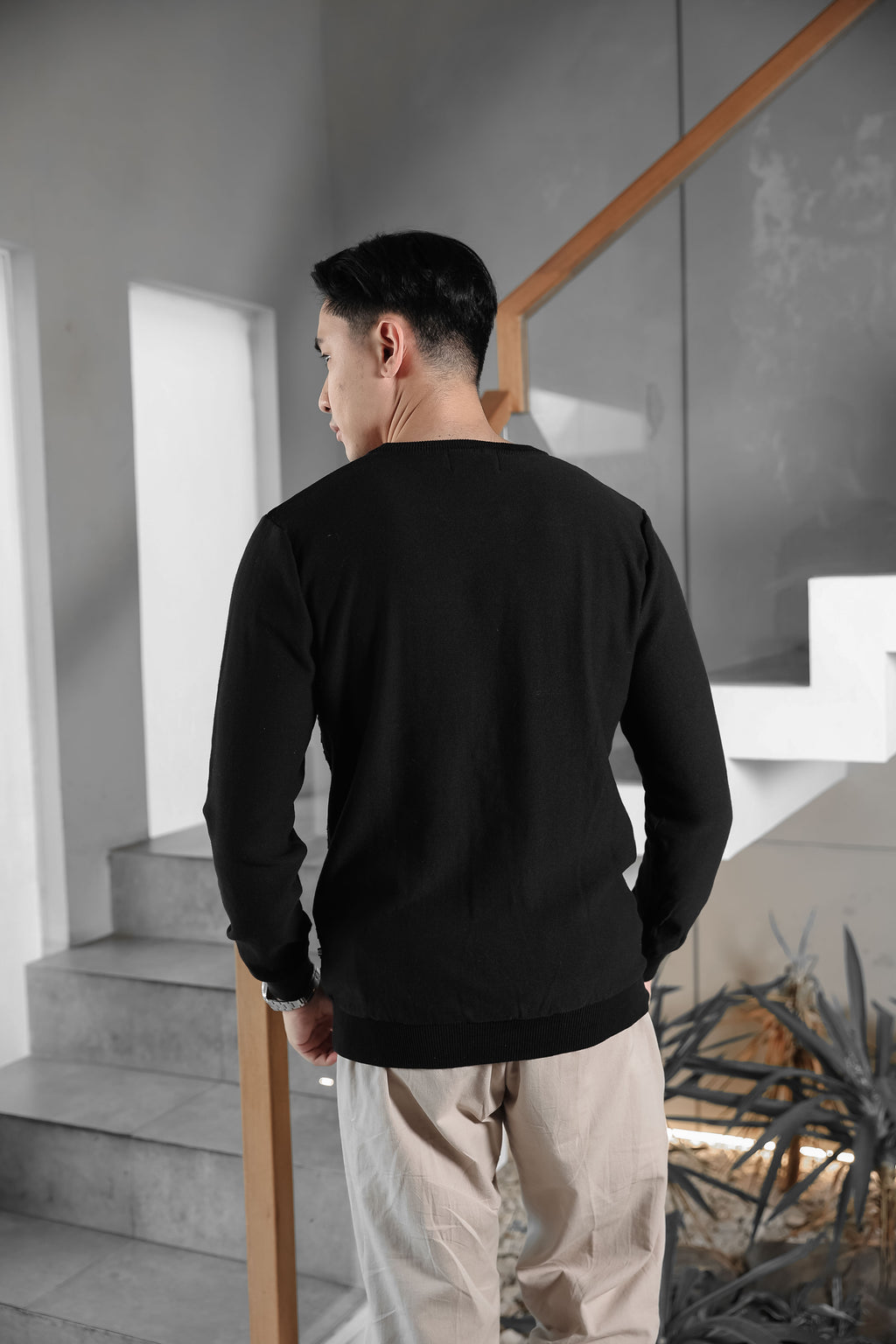 Nalure Damara Sweater Pria | Knitwear Cowok | Crewneck Long Sleeve