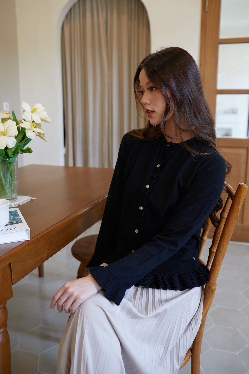 Nalure Chalote Cardigan | Cardigan Basic | Knitwear Wanita Korean Style
