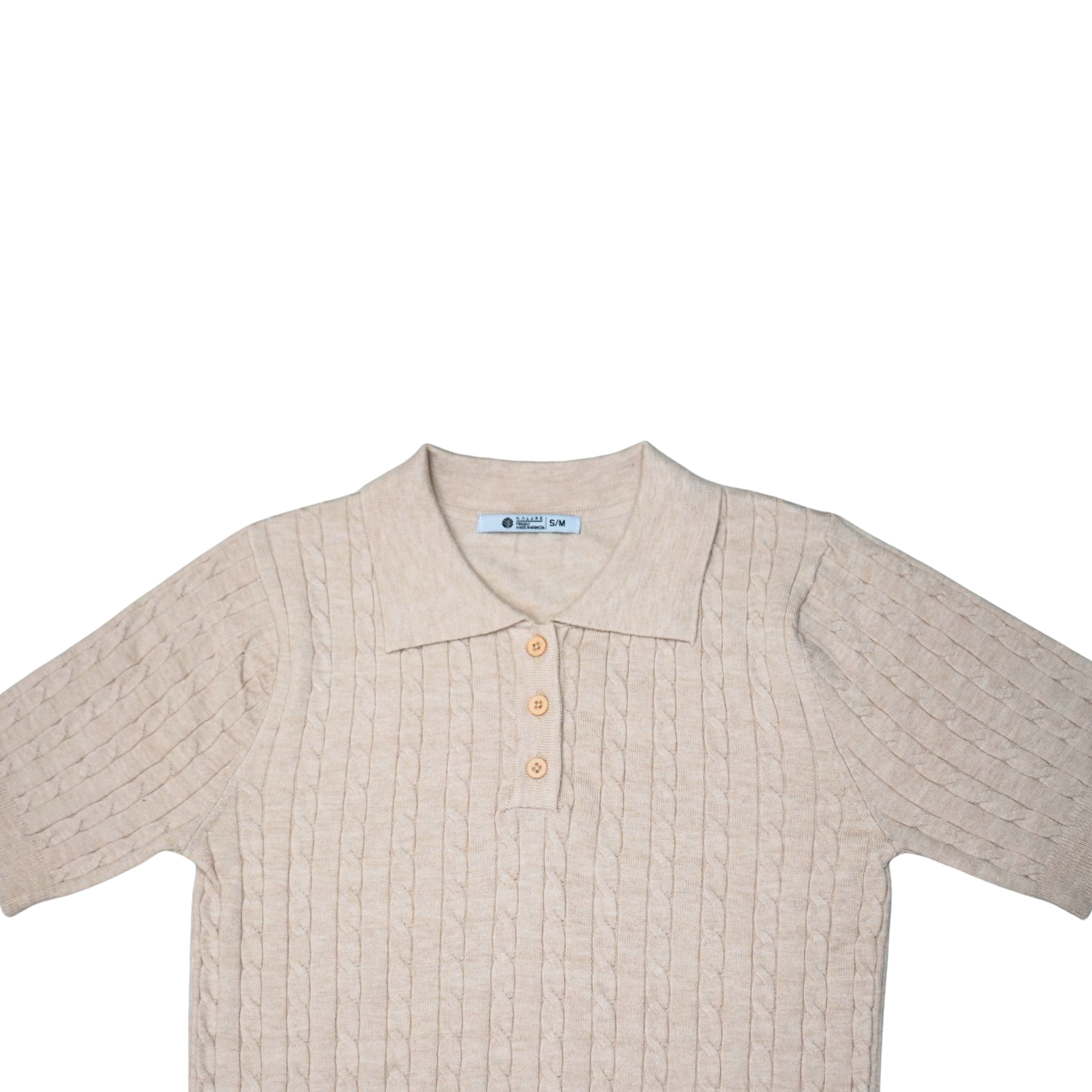 Nalure Women’s Cable Knit Polo