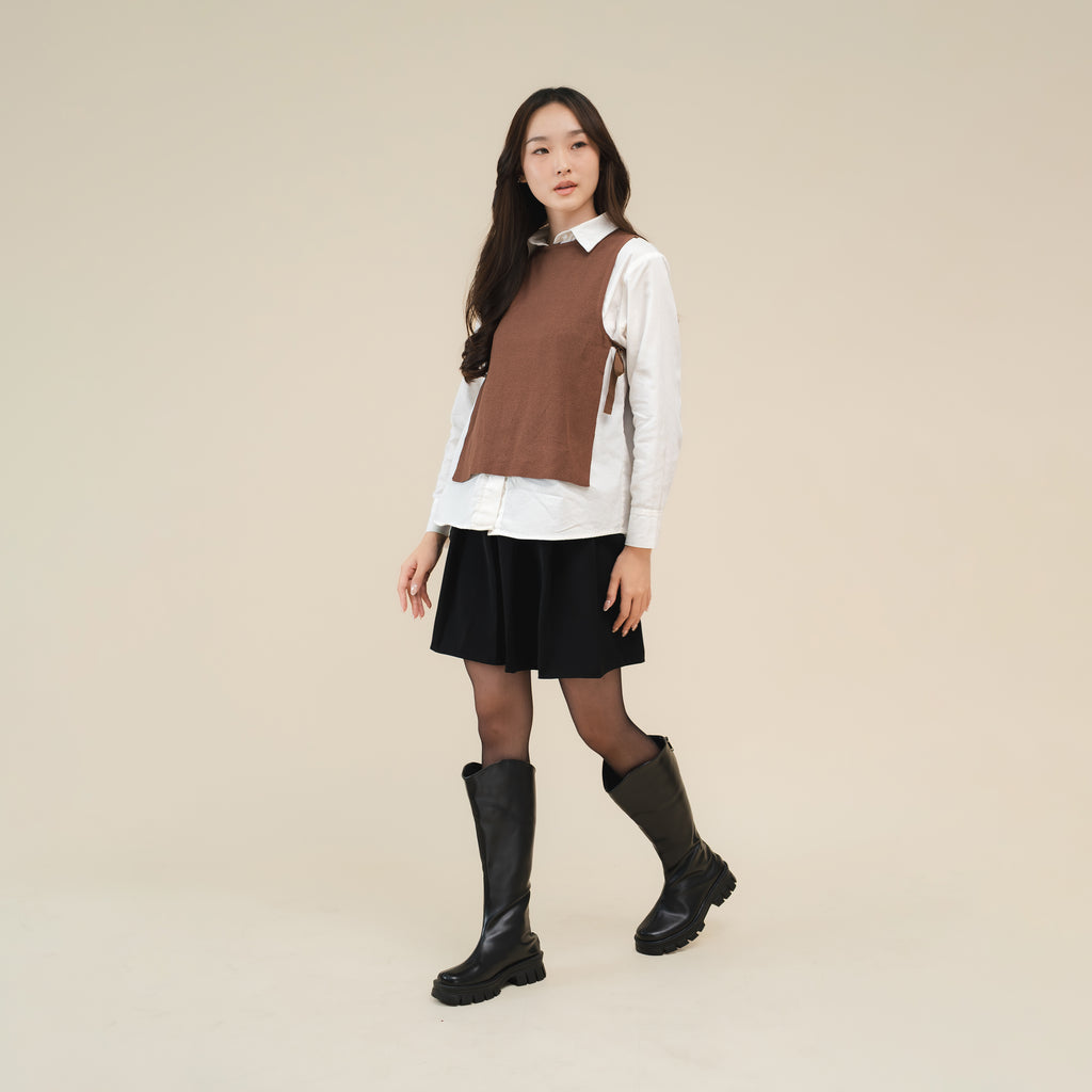 Nalure Tori Vest | Vest Knit Crop | Knitwear Wanita