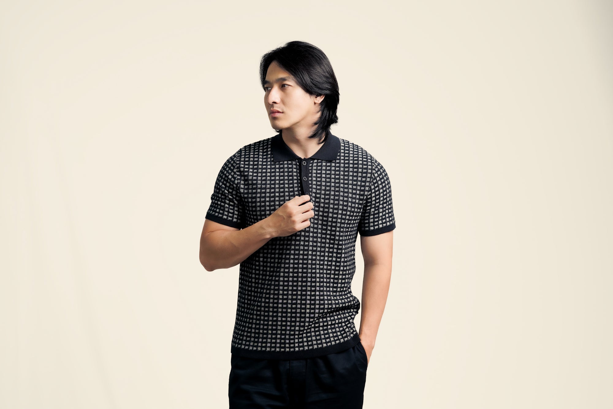 Nalure Kenneth Polo Shirt Pria | Knit Katun | Lengan Pendek Kerah
