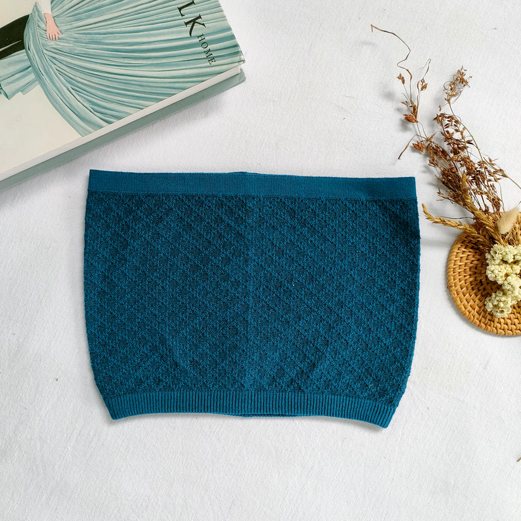Nalure Naila - Crop Top Kemben Rajut | Tank Top Variasi Tosca | Tank top wanita