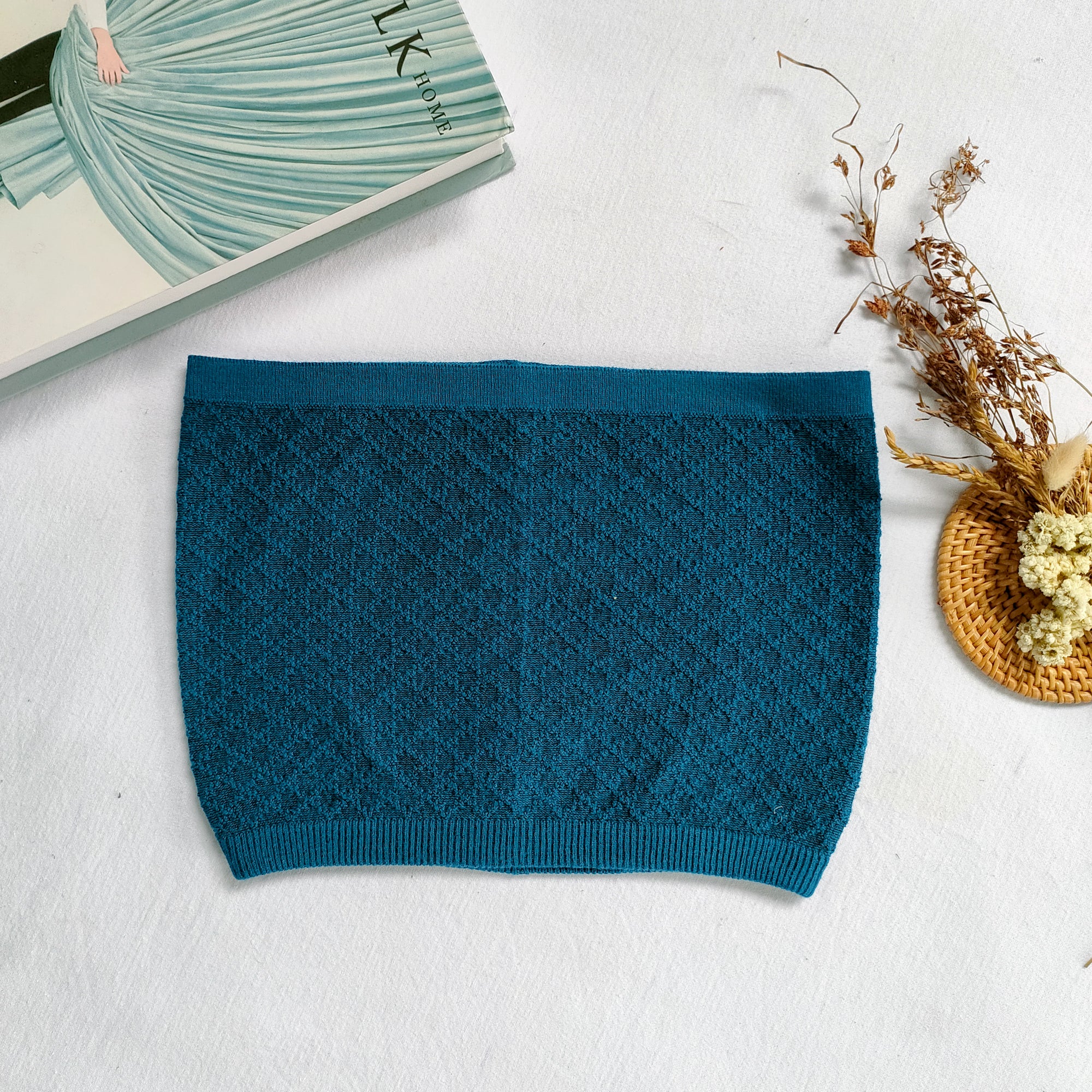 Nalure Naila - Crop Top Kemben Rajut | Tank Top Variasi Tosca | Tank top wanita