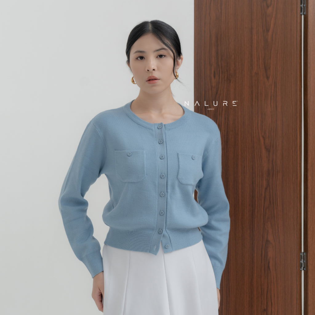 Nalure Caren Top Pocket Cardigan