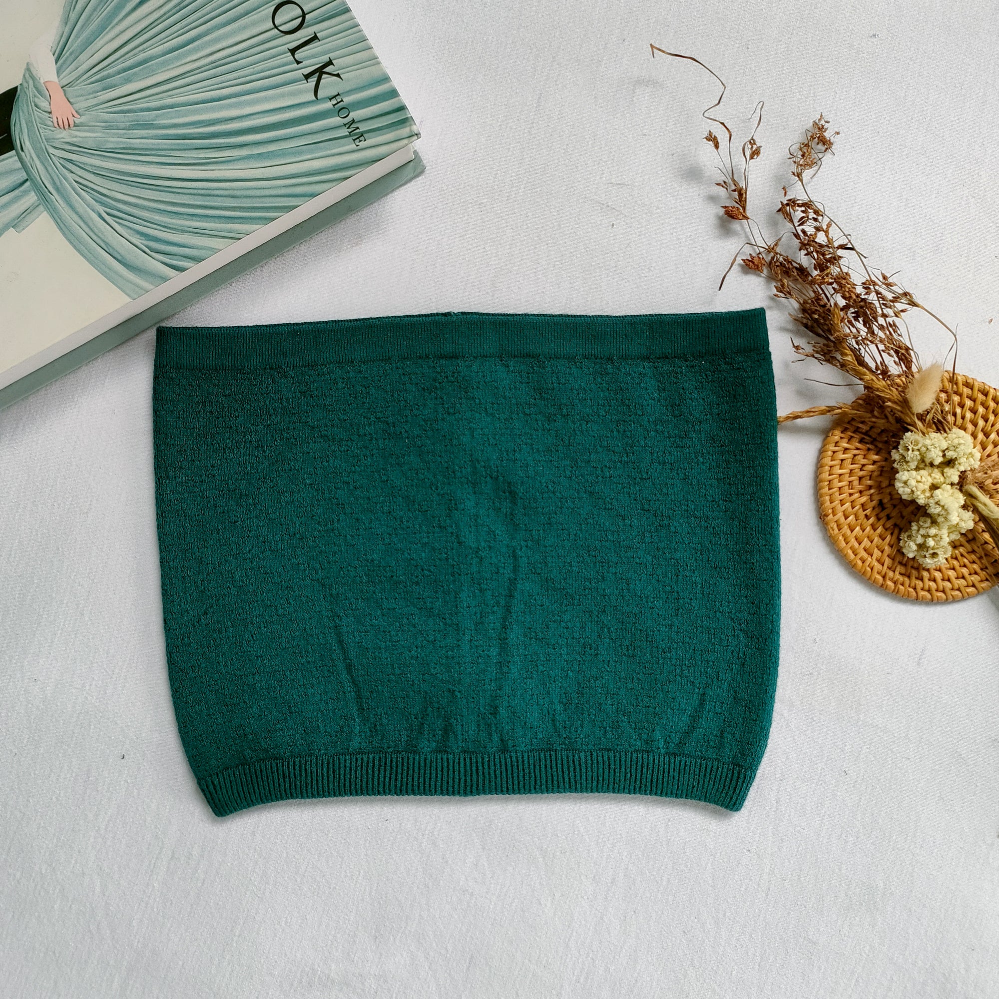 Nalure Naila - Crop Top Kemben Rajut | Tank Top Variasi Tosca | Tank top wanita