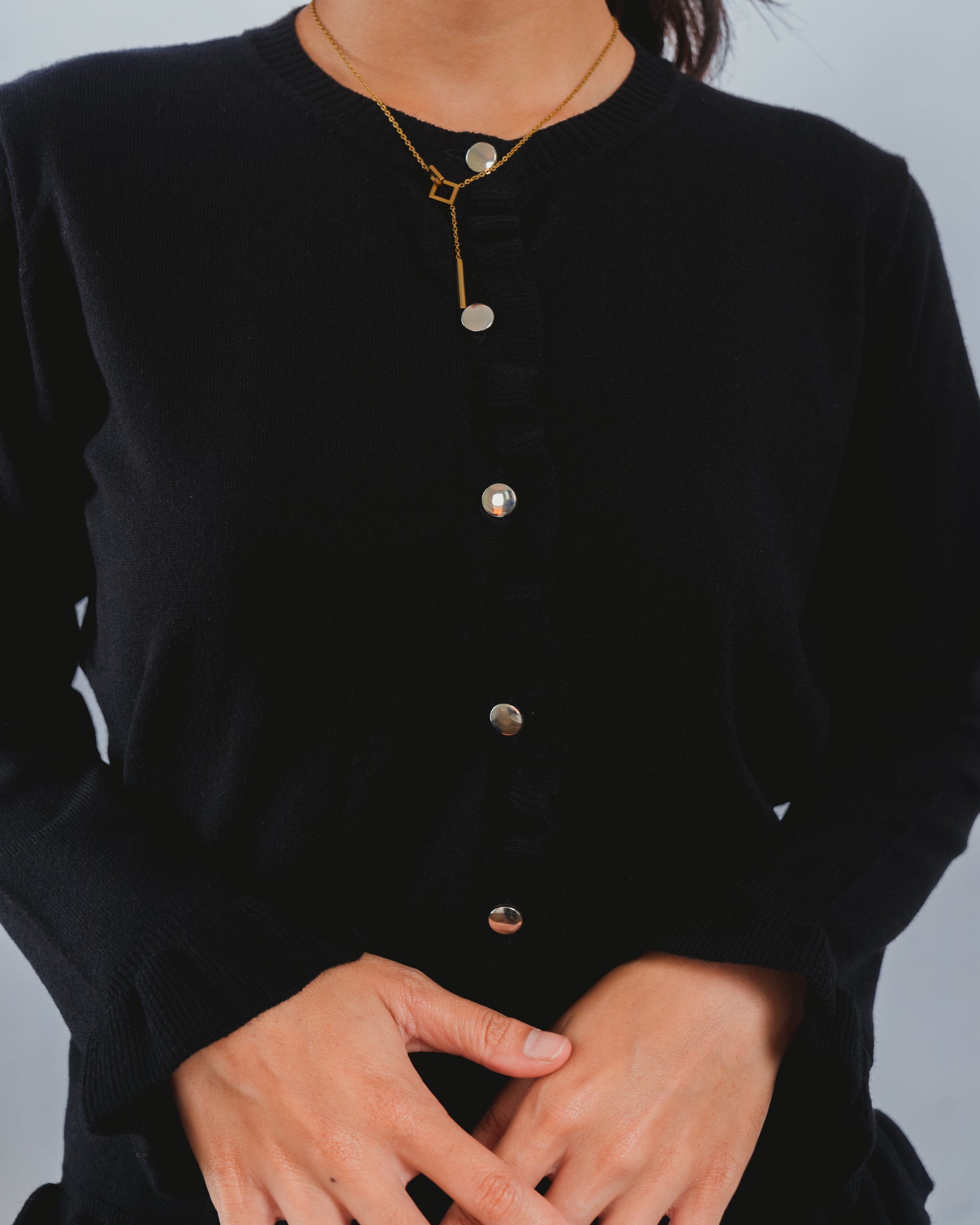 Nalure Chalote Frill Cardigan