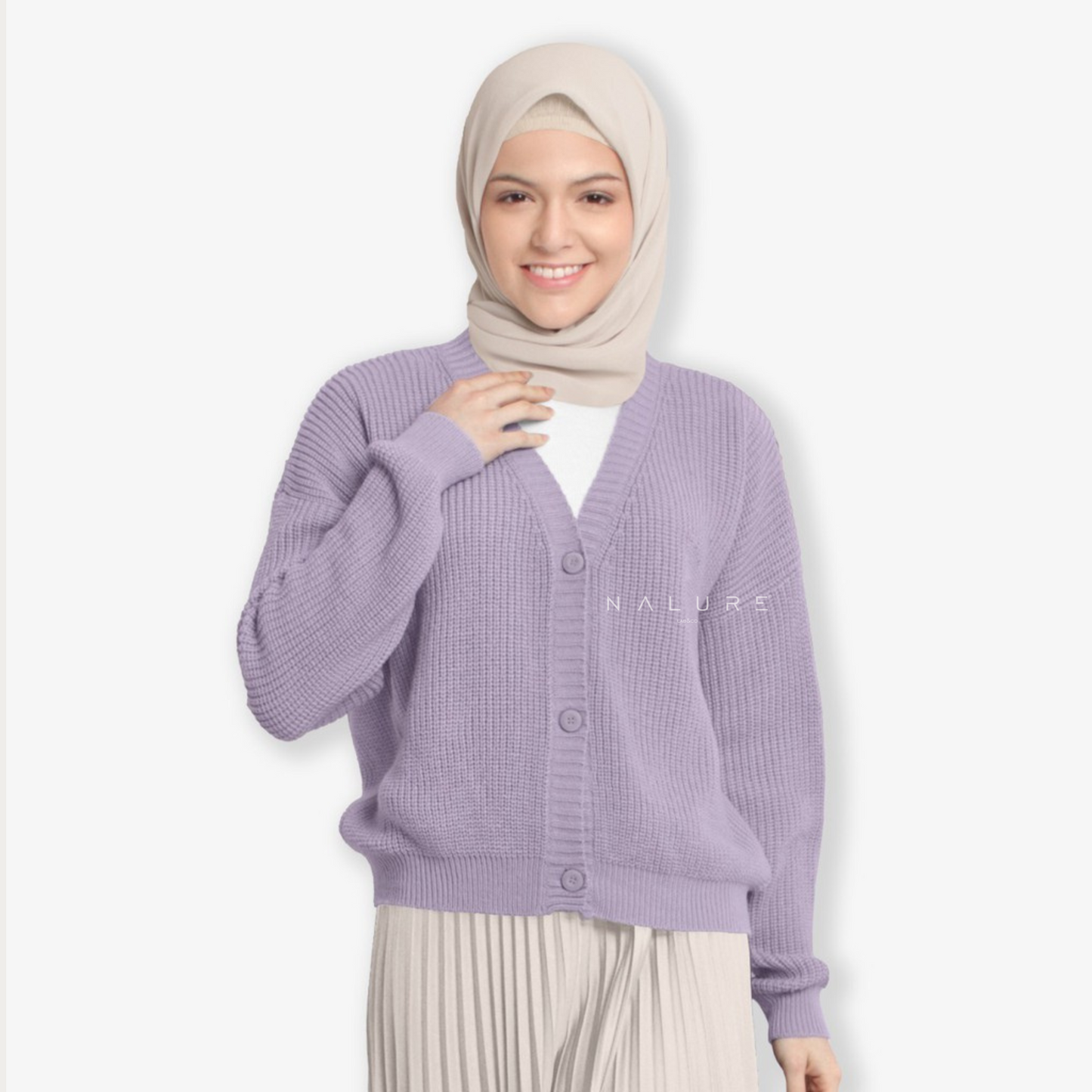 Nalure Cardigan Front Button