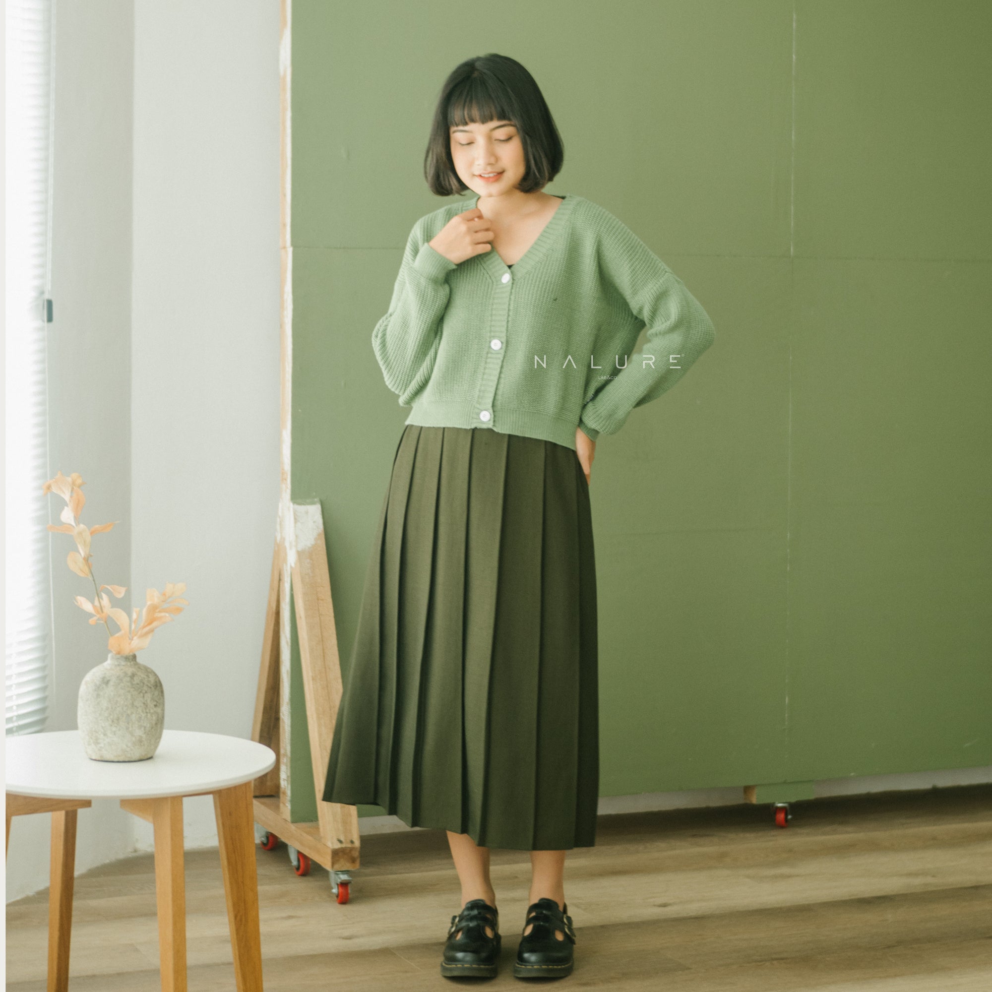 Nalure Cardigan Front Button