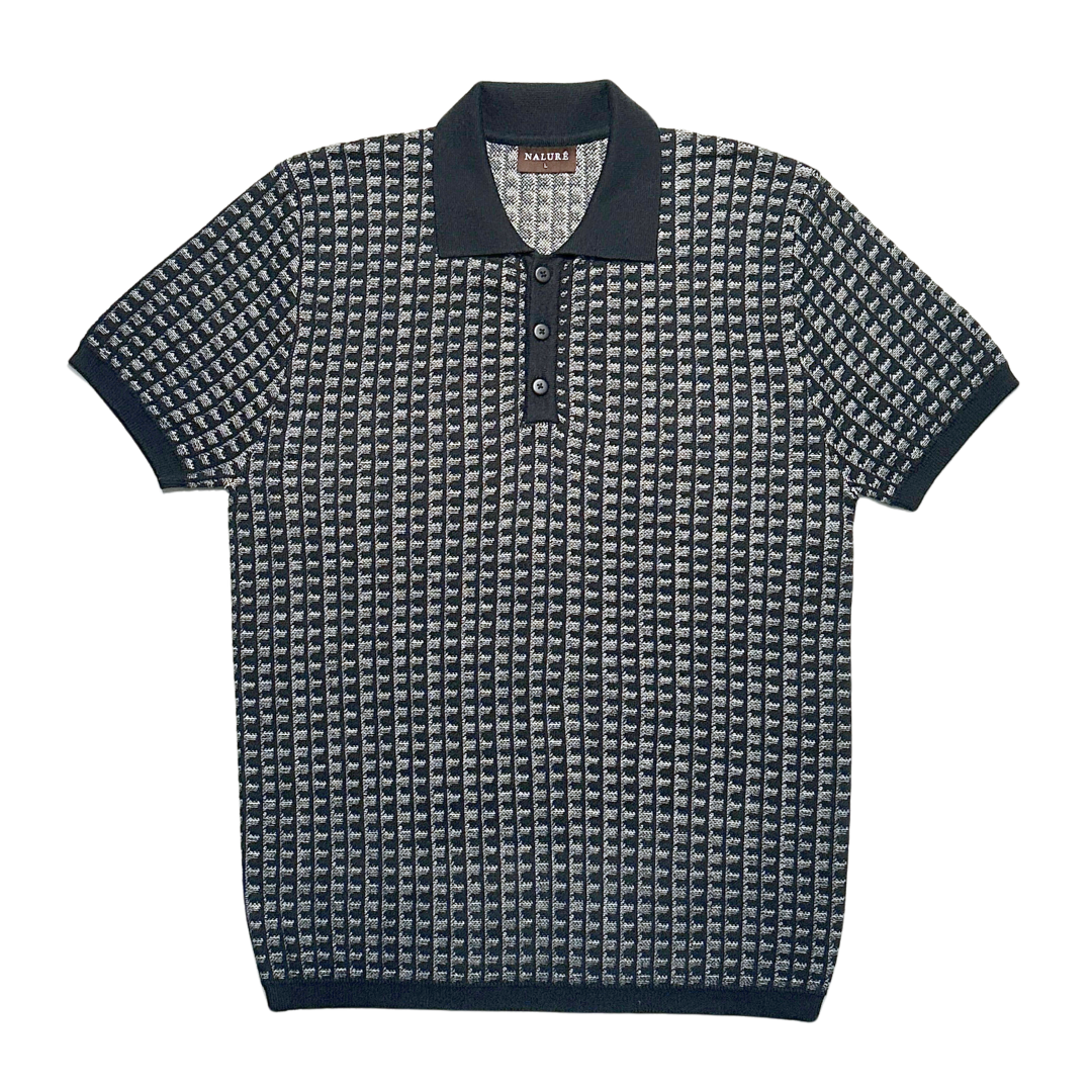 Nalure Kenneth Polo Shirt Pria | Knit Katun | Lengan Pendek Kerah