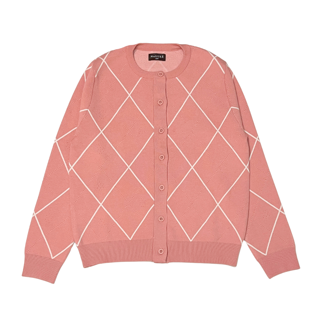 Nalure Silvia Cardigan | Cardigan Rajut | Cardigan Long Sleeve Crewneck