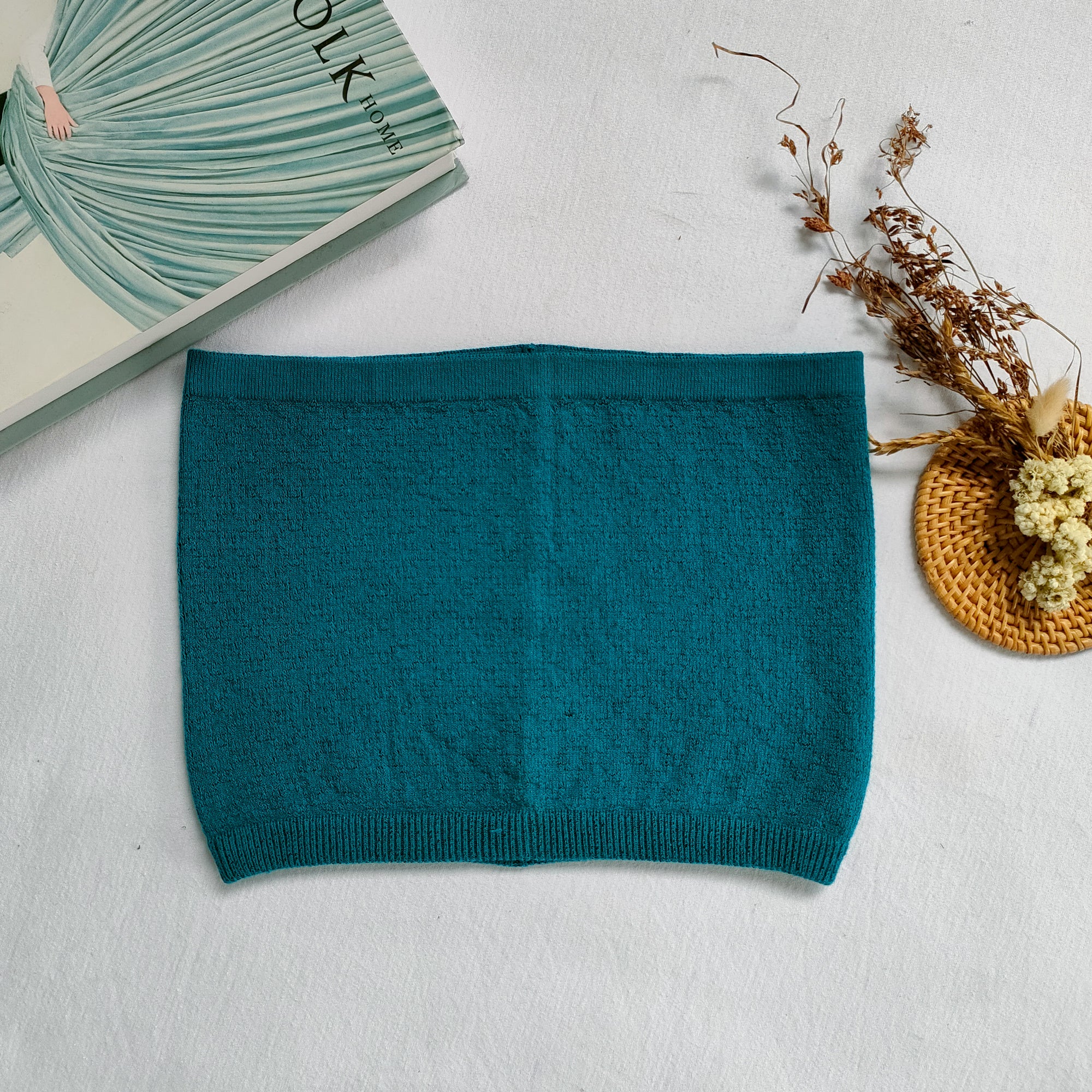 Nalure Naila - Crop Top Kemben Rajut | Tank Top Variasi Tosca | Tank top wanita