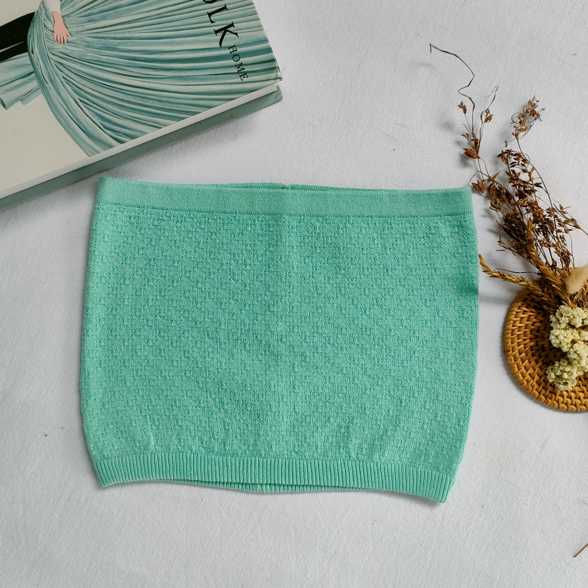 Nalure Naila - Crop Top Kemben Rajut | Tank Top Variasi Tosca | Tank top wanita